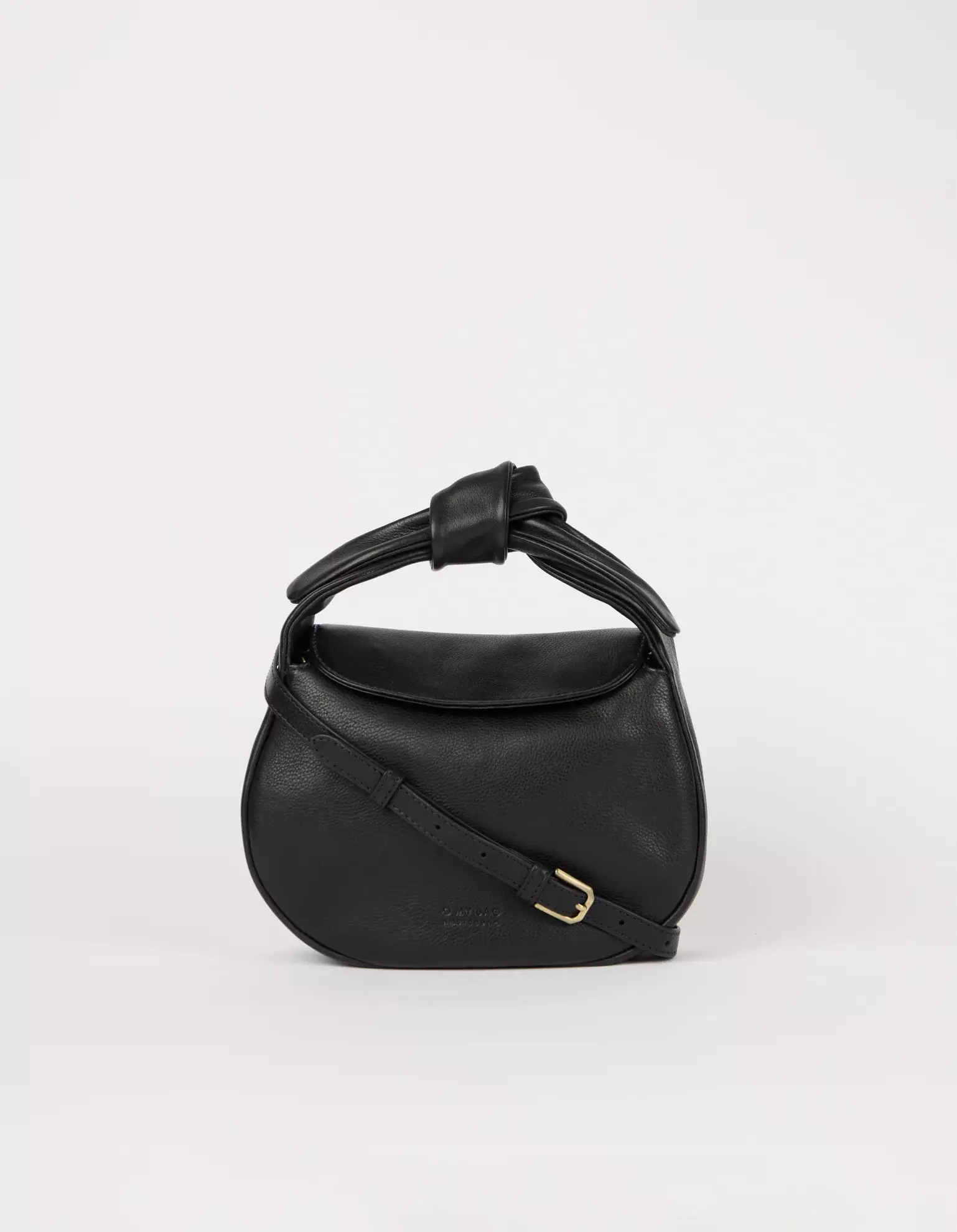 O MY BAG Coco Crossaint Black Soft Grain Leather Bag Handtasche Leder schwarz